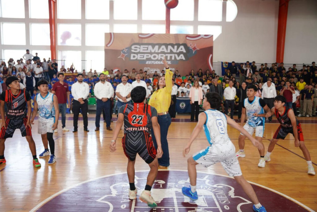 Inicia “Semana Deportiva Estudiantil 2025”; competirán más de 2 mil niños y jóvenes de escuelas públicas y privadas de Nuevo Laredo