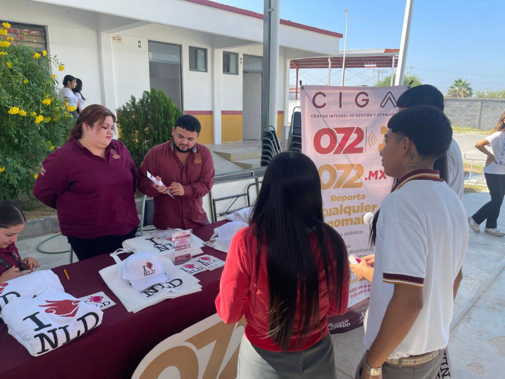 Lleva Gobierno de Nuevo Laredo brigada “Contacto Joven” al COBAT 23