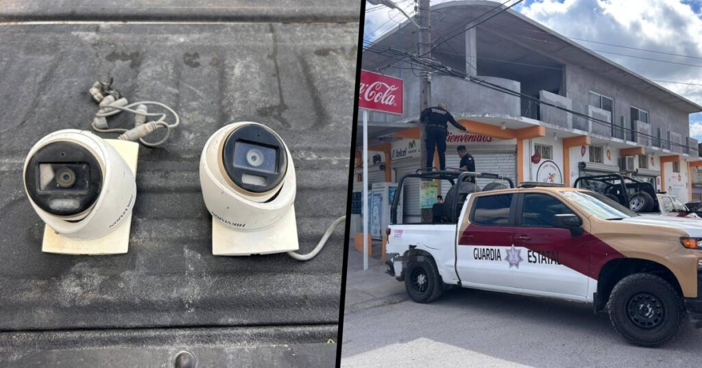 Retiran cámaras ilegales en Matamoros Retiran cámaras ilegales en Matamoros