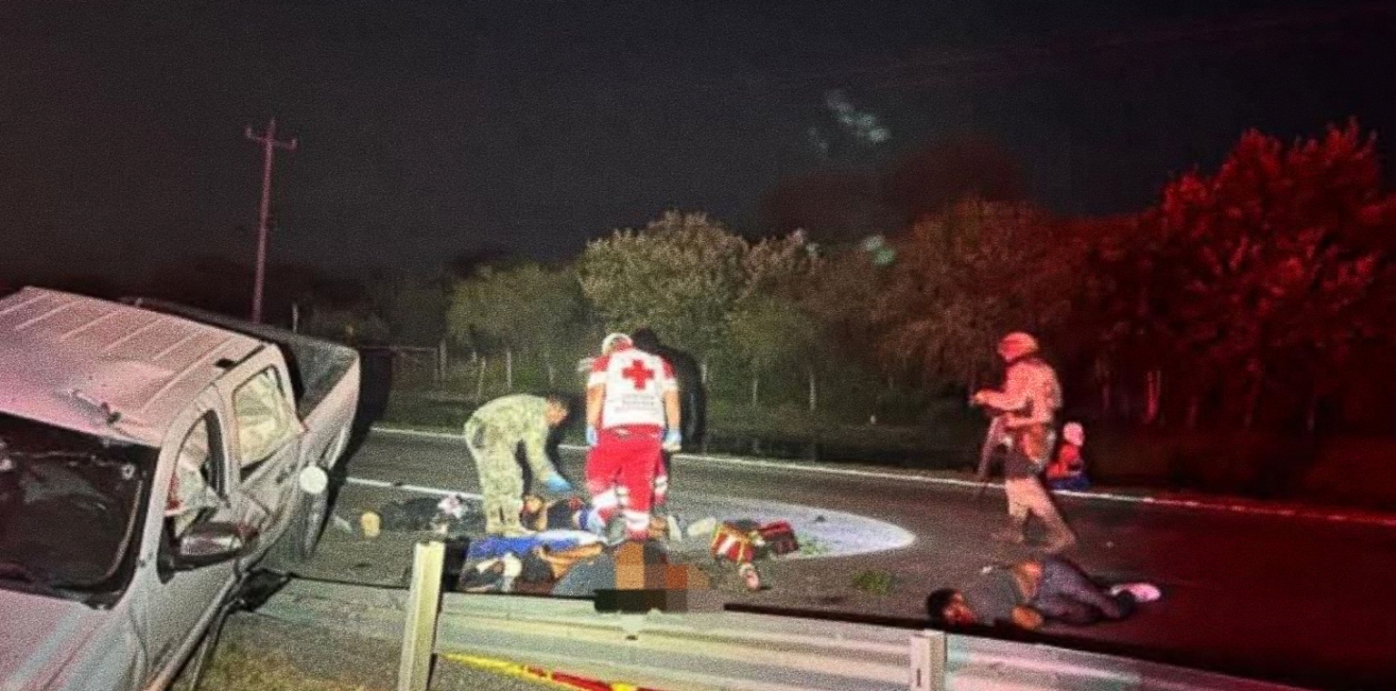 Tres muertos tras presunta agresión en la carretera Tampico–Mante