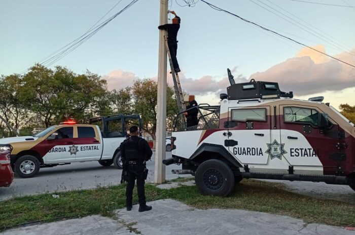 Retiran cámaras irregulares en zona habitacional de Valle Hermoso
