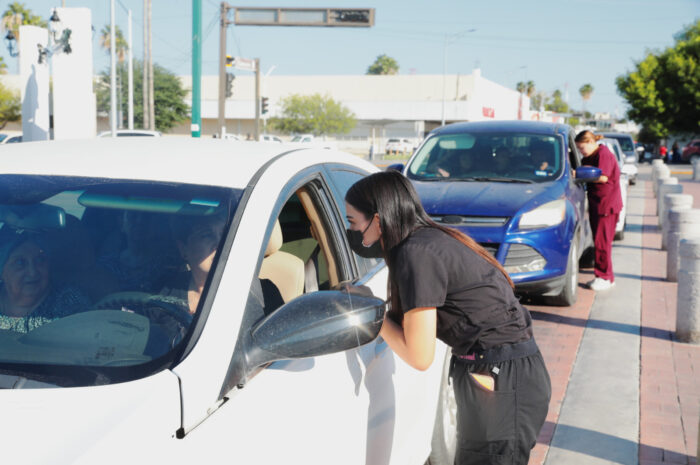 Todo listo para la Jornada de Vacunación Drive Thru contra la Influenza en Nuevo Laredo