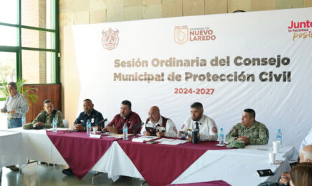 Realizan segunda sesión ordinaria del Consejo Municipal de Protección Civil en Nuevo Laredo
