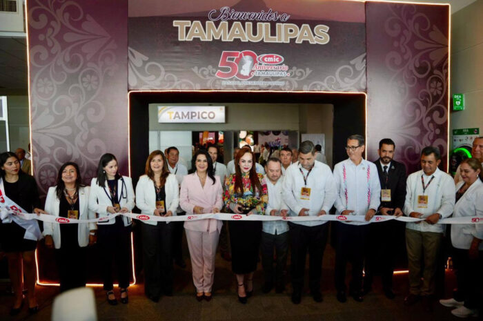 Carmen Lilia Canturosas presenta en Tampico la transformación de Nuevo Laredo como modelo de infraestructura y turismo sostenible
