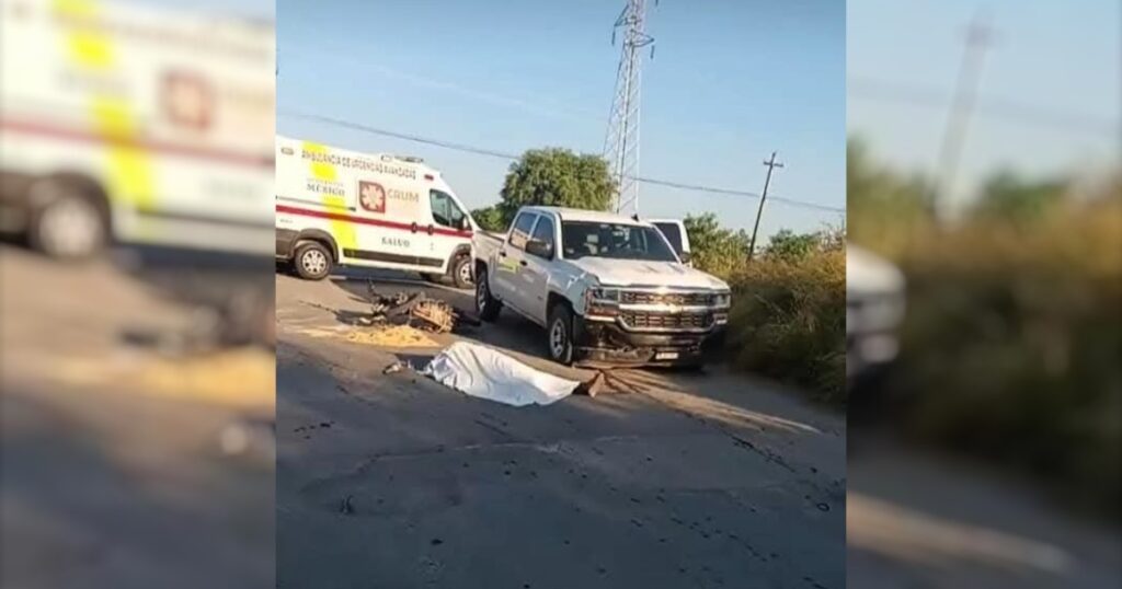 Motociclista muere tras chocar con patrulla de la Fiscalía en carretera Victoria–Matamoros Motociclista muere tras chocar con patrulla de la Fiscalía en carretera Victoria–Matamoros