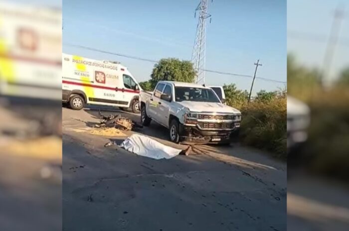 Motociclista muere tras chocar con patrulla de la Fiscalía en carretera Victoria–Matamoros
