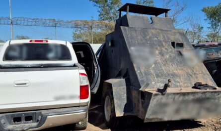 FGR destruye 22 vehículos “monstruo” en Reynosa