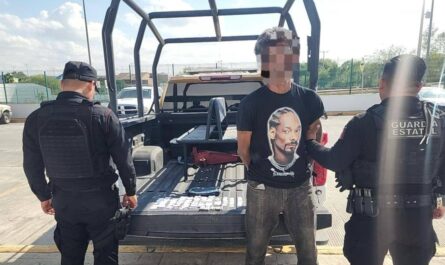 Detienen a hombre con varias dosis de droga en la Zona Centro de Reynosa