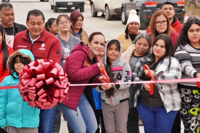 Gobierno de Nuevo Laredo fortalece infraestructura vial en Los Olivos; entrega calles pavimentadas con concreto hidráulico