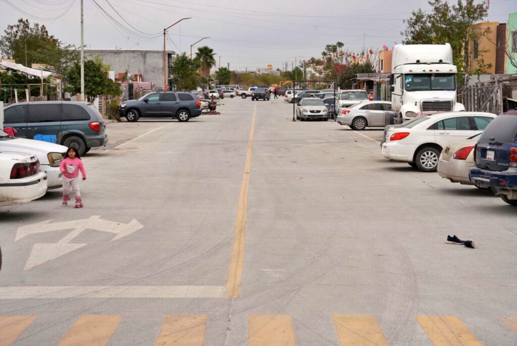 Gobierno de Nuevo Laredo fortalece infraestructura vial en Los Olivos; entrega calles pavimentadas con concreto hidráulico