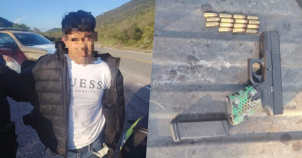 Aseguran arma durante operativo en la Victoria–Jaumave