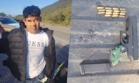 Aseguran arma durante operativo en la Victoria–Jaumave