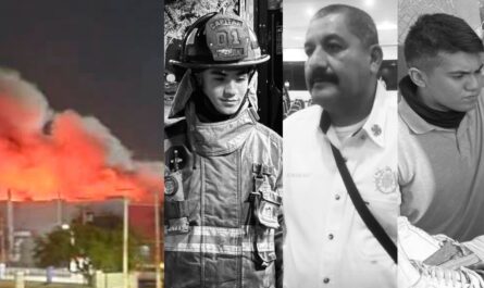 Incendio en maquiladora de Matamoros deja 3 bomberos muertos