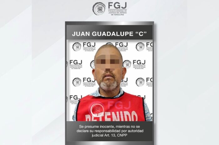 Capturan en Ciudad Victoria a presunto responsable de feminicidio