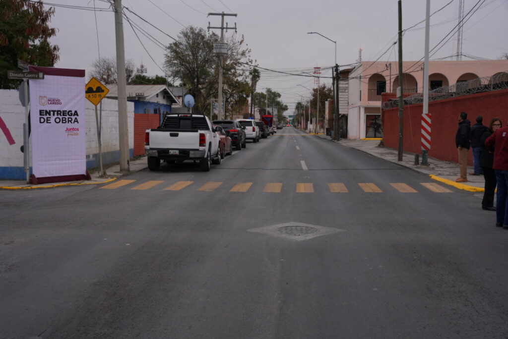 Gobierno de Nuevo Laredo moderniza vialidades del Centro