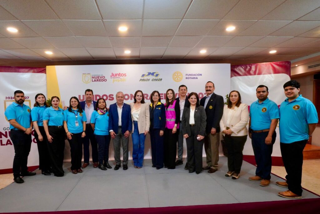 Refrenda Gobierno de Nuevo Laredo compromiso con bienestar de la niñez; anuncia junto a Rotarios y PG Maratones campaña de vacunación contra el VPH