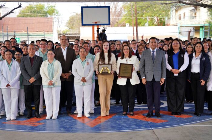 Reconocen a alcaldesa Carmen Lilia Canturosas como miembro honorífico de la Facultad de Enfermería; respaldan su liderazgo en favor de la educación