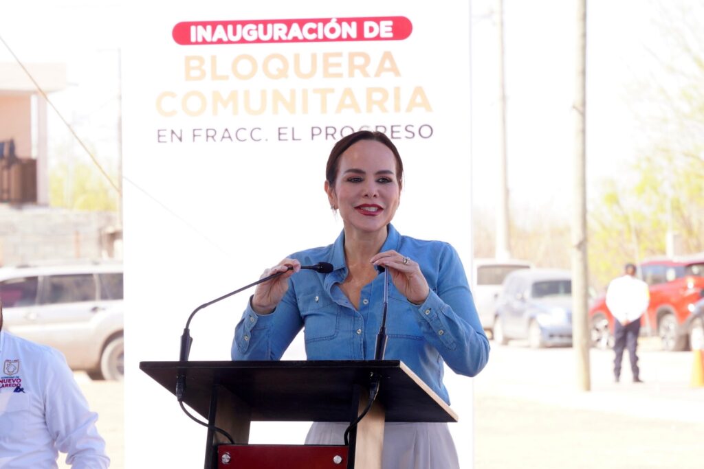 Inaugura Carmen Lilia Canturosas bloquera comunitaria que producirá 150 mil piezas al año para construir casas dignas Inaugura Carmen Lilia Canturosas bloquera comunitaria que producirá 150 mil piezas al año para construir casas dignas