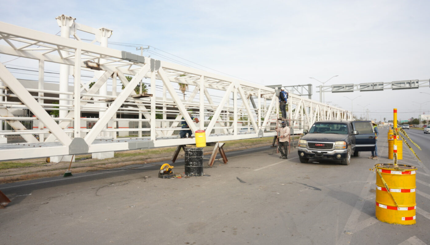 Gobierno de Nuevo Laredo iniciará instalación de puente peatonal en Calzada de los Héroes; cerrarán vialidad Gobierno de Nuevo Laredo iniciará instalación de puente peatonal en Calzada de los Héroes; cerrarán vialidad