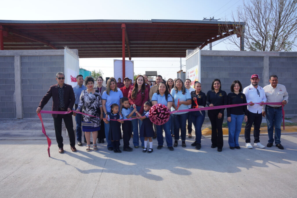 Inaugura alcaldesa Carmen Lilia Canturosas obras de infraestructura educativa en colonia Reforma Urbana