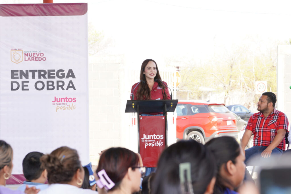 Inaugura alcaldesa Carmen Lilia Canturosas obras de infraestructura educativa en colonia Reforma Urbana