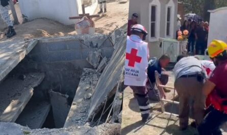 Colapsa tumba en panteón de Soto la Marina y deja 10 lesionados