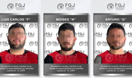 Dictan prisión preventiva a tres por secuestro agravado