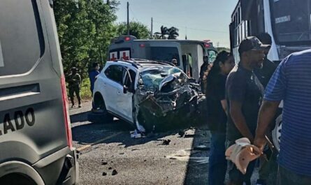 Choque en La Pesca deja 2 muertos y heridos