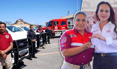 Fortalece Carmen Lilia Canturosas a Protección Civil y Bomberos de Nuevo Laredo