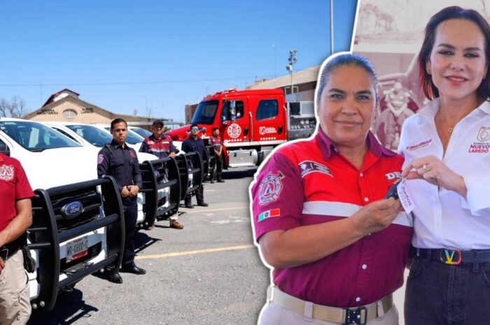 Fortalece Carmen Lilia Canturosas a Protección Civil y Bomberos de Nuevo Laredo