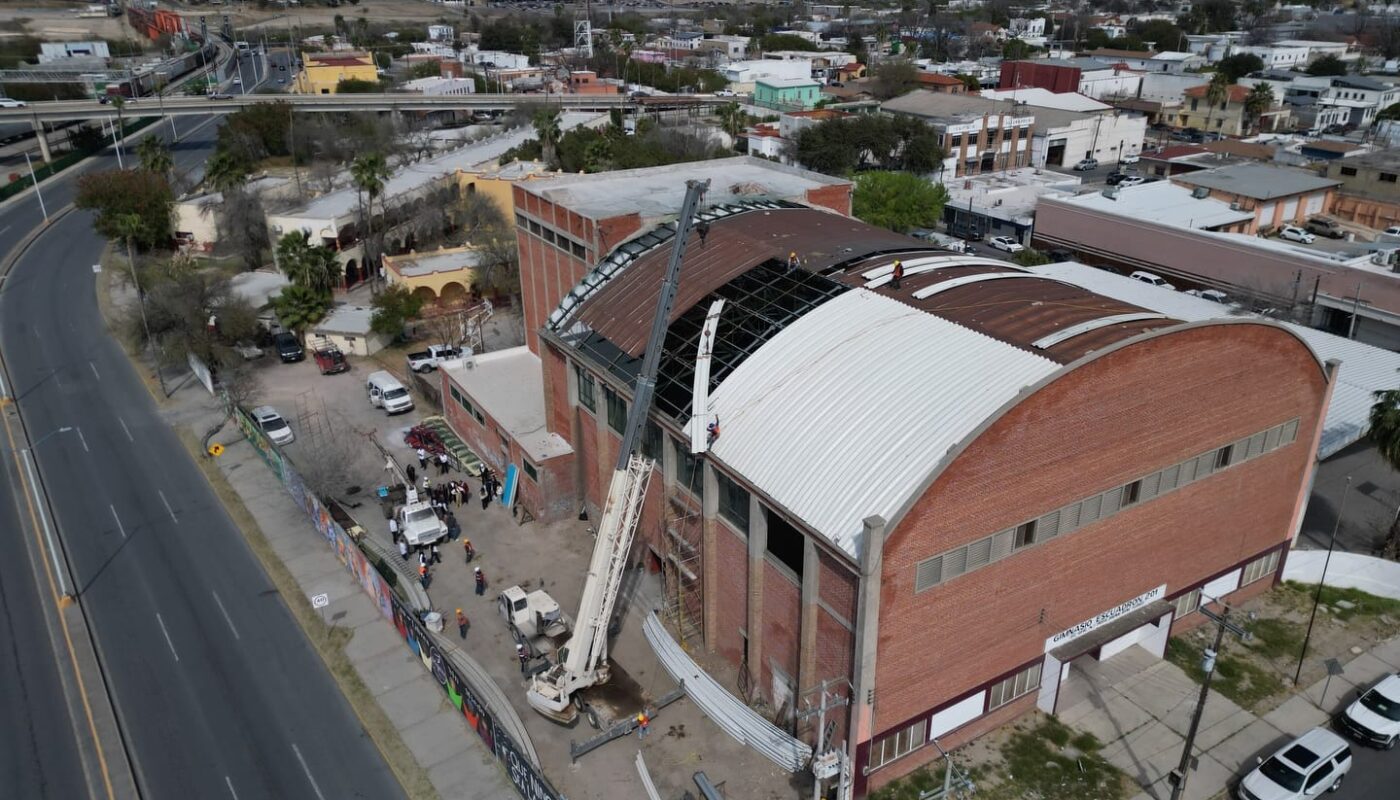 Avanza rehabilitación del Escuadrón 201; Carmen Lilia reafirma compromiso con el patrimonio histórico de Nuevo Laredo