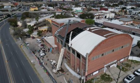 Avanza rehabilitación del Escuadrón 201; Carmen Lilia reafirma compromiso con el patrimonio histórico de Nuevo Laredo