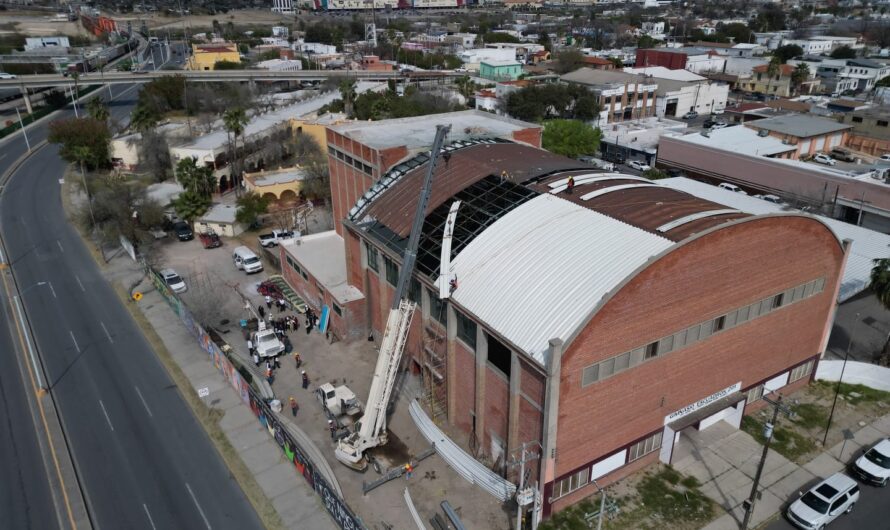 Avanza rehabilitación del Escuadrón 201; Carmen Lilia reafirma compromiso con el patrimonio histórico de Nuevo Laredo