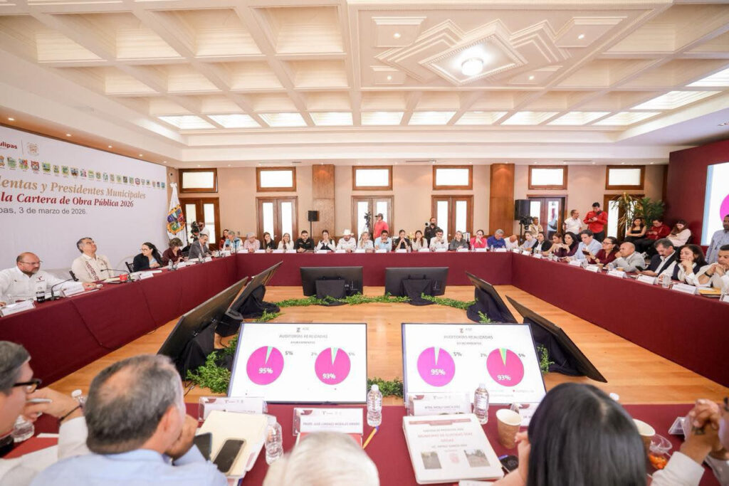 Estado y municipios fortalecen planeación de obra pública 2026; Nuevo Laredo presenta proyectos estratégicos a gobernador Estado y municipios fortalecen planeación de obra pública 2026; Nuevo Laredo presenta proyectos estratégicos a gobernador