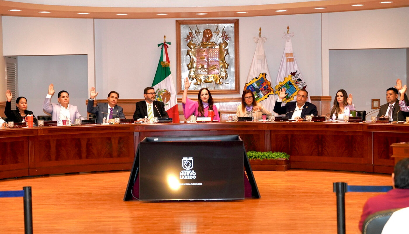 Constructores de Nuevo Laredo reconocen visión del Gobierno Municipal tras aprobación del Plan de Obra Pública 2026 Constructores de Nuevo Laredo reconocen visión del Gobierno Municipal tras aprobación del Plan de Obra Pública 2026