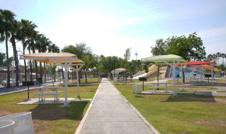 Gobierno de Nuevo Laredo refuerza mantenimiento en parques y espacios públicos previo a temporada de mayor afluencia