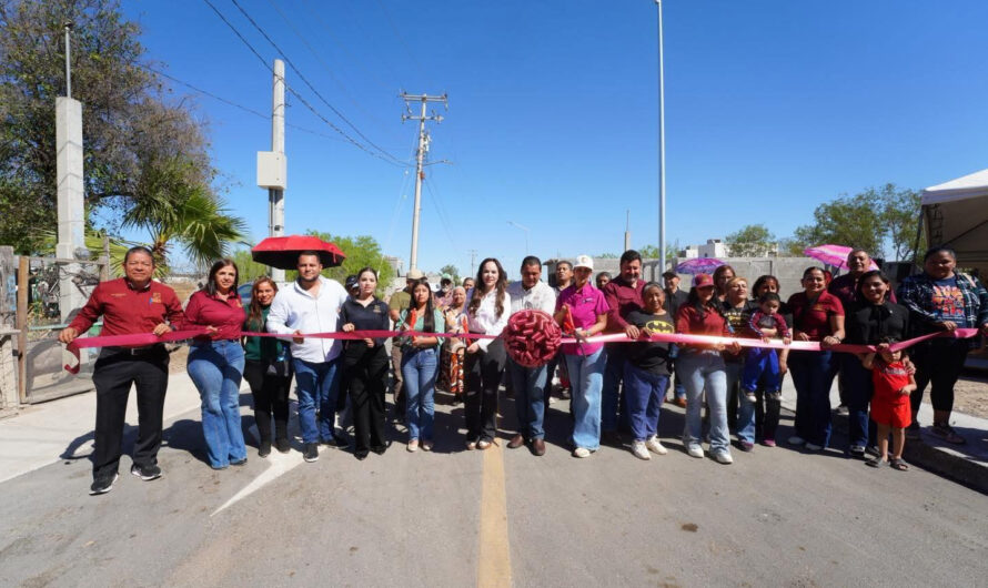 Calles dignas transforman la vida de familias en colonia Francisco Villa; entrega alcaldesa Carmen Lilia Canturosas pavimentaciones Calles dignas transforman la vida de familias en colonia Francisco Villa; entrega alcaldesa Carmen Lilia Canturosas pavimentaciones
