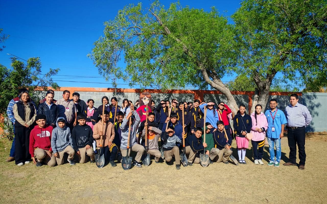 Fortalece Gobierno de Nuevo Laredo la educación ambiental en escuelas con acciones de reforestación