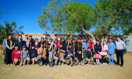 Fortalece Gobierno de Nuevo Laredo la educación ambiental en escuelas con acciones de reforestación