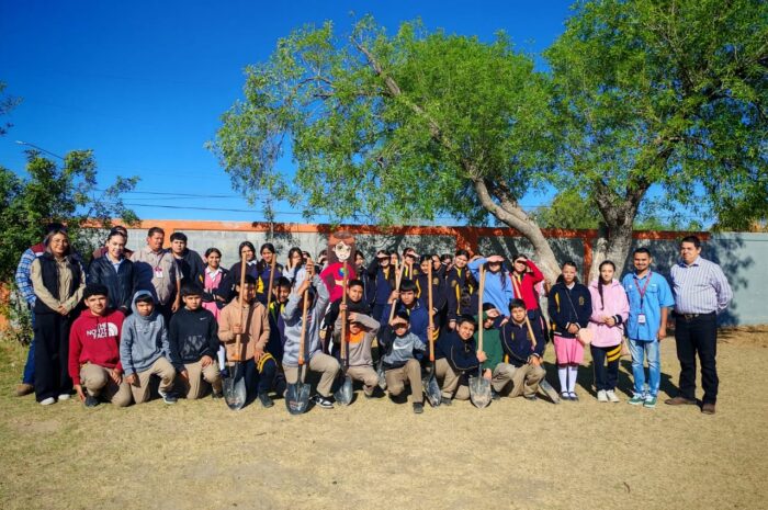 Fortalece Gobierno de Nuevo Laredo la educación ambiental en escuelas con acciones de reforestación