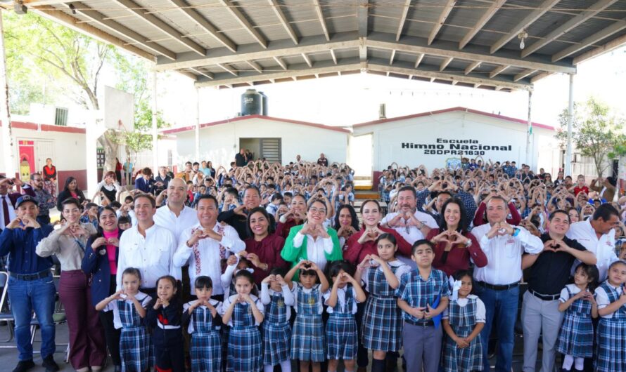 Alcaldesa Carmen Lilia Canturosas transforma primaria al poniente de Nuevo Laredo con construcción de nuevas aulas Alcaldesa Carmen Lilia Canturosas transforma primaria al poniente de Nuevo Laredo con construcción de nuevas aulas