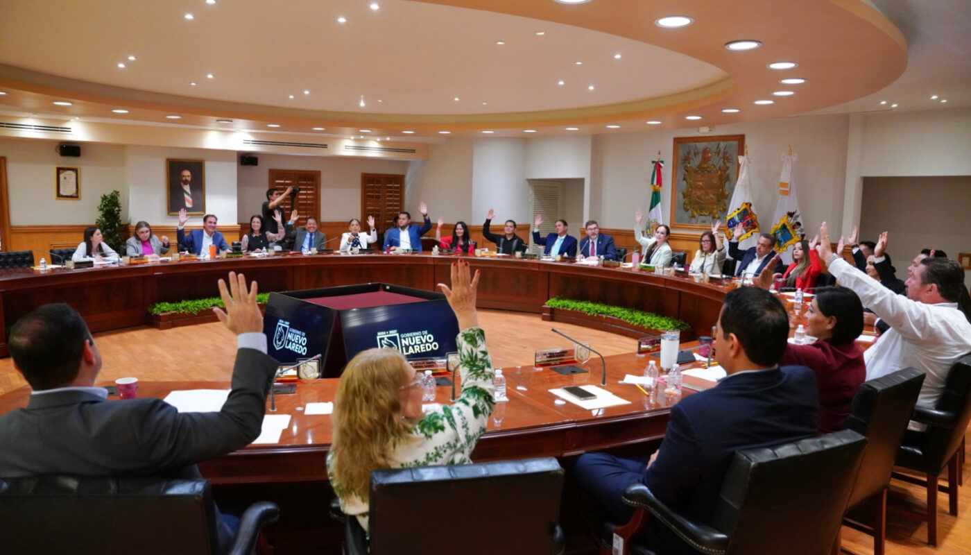 Impulsa Gobierno de Nuevo Laredo infraestructura vial; Cabildo aprueba paquete de obras con recursos federales