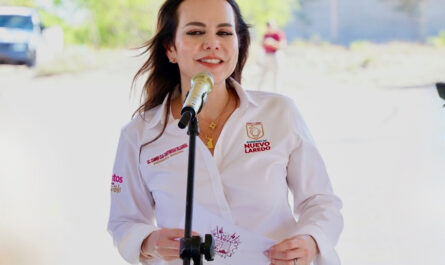 Avanza en Nuevo Laredo construcción de viviendas para el Bienestar; alcaldesa destaca visión de presidenta Claudia Sheinbaum