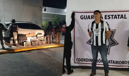 Aseguran armas y droga en operativos en Matamoros