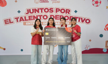 Invita Gobierno de Nuevo Laredo a aprovechar beca para impulsar el talento deportivo local