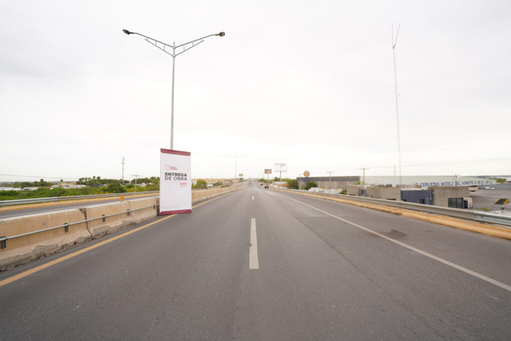 Transforma Gobierno Municipal entrada principal a Nuevo Laredo con obras de infraestructura vial