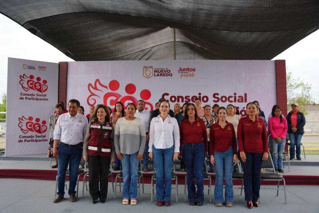 Instala alcaldesa Carmen Lilia Canturosas Consejo Social de Participación y refuerza trabajo comunitario en Nuevo Laredo
