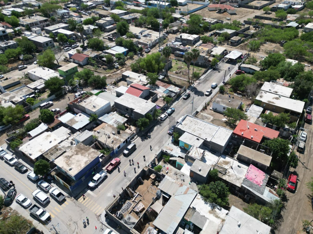 Gobierno de Nuevo Laredo transforma con pavimentación las colonias 150 Aniversario, Cavazos Lerma y Los Álamos