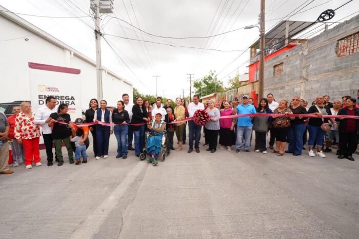 Gobierno de Nuevo Laredo consolida transformación urbana con pavimentación y drenaje sanitario en colonia Hipódromo