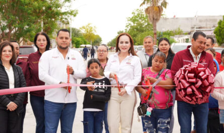 Vecinos de Palmares estrenan calles dignas tras entrega de nuevas obras de repavimentación